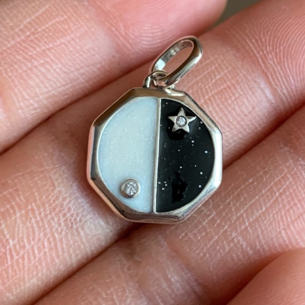 NWOT Yin & Yang Dangle Charm Sterling Silver 925